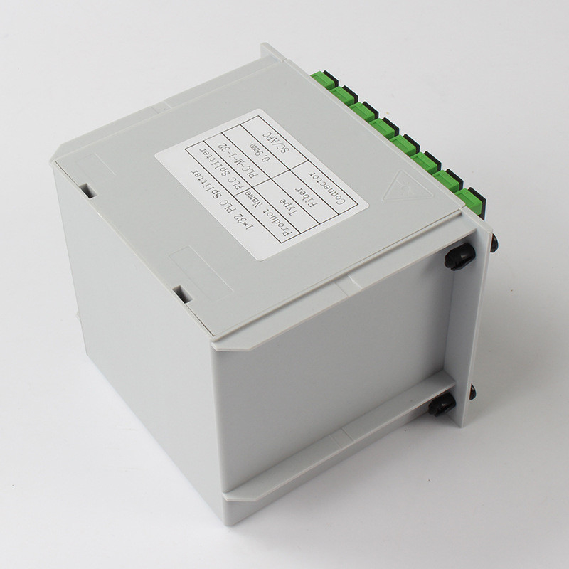 fibra 0.9mm do conector 1310nm RL 55db do SC APC do divisor do PLC da fibra 1X32