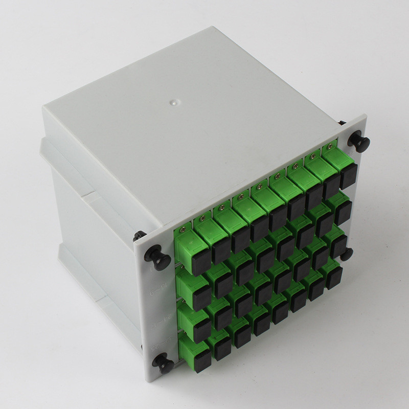 fibra 0.9mm do conector 1310nm RL 55db do SC APC do divisor do PLC da fibra 1X32